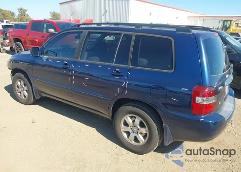 2005 Toyota Highlander V6 z USA, uszkodzony, nr VIN JTEGP21AX50058522
